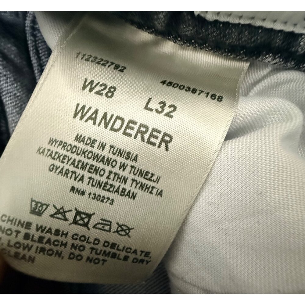 Wrangler Wanderer Flare Jeans W28 L32 Gray 99% Cotton 1% Elastane Made In Tunisi - Picture 5 of 8